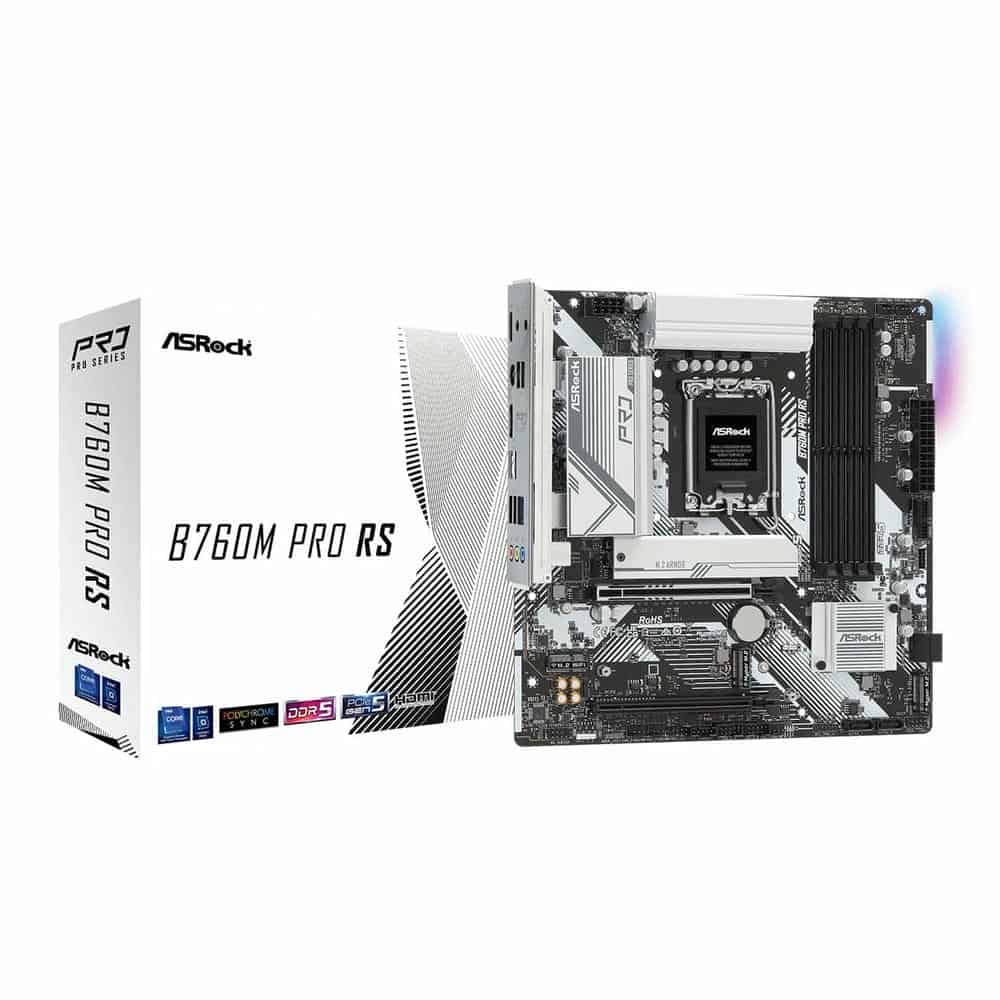 ASRock Intel B760M PRO RS Micro-ATX Motherboard